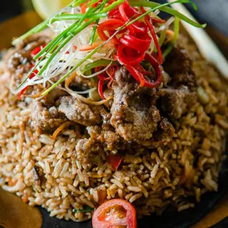  RIZ AUX LÉGUMES ET BŒUF 
