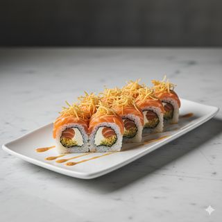 Smoke salmon roll 8 pezzi
