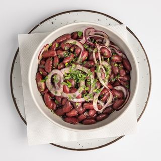 Grah salata s bučinim uljem