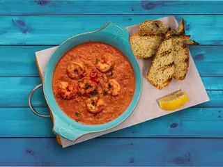 Krewetki w sosie pomidorowym 440g