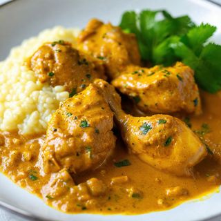 Piletina u curry sosu sa risotto