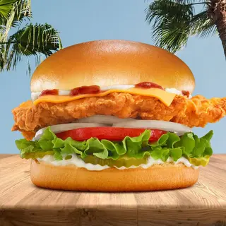 Famous Crispy Chicken Burger