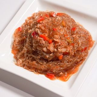 248. Spaghetti di soia con carne piccante