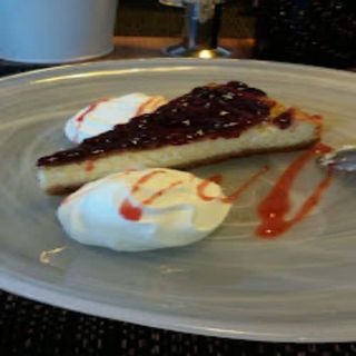 Tarta de queso con caramelo