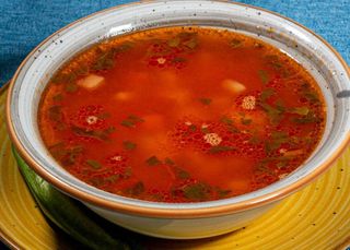 Ciorba de fasole cu afumatura - 3 portii