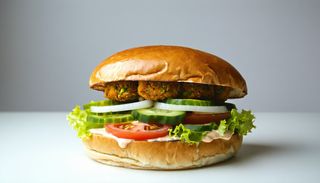 Falafel burger