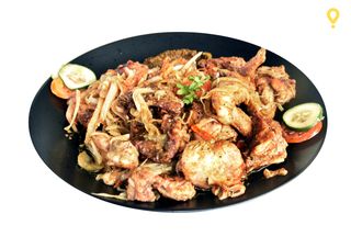 Poulet Choukouya + Attiéké