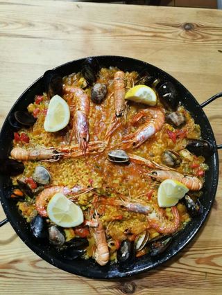 Paella de mariscos