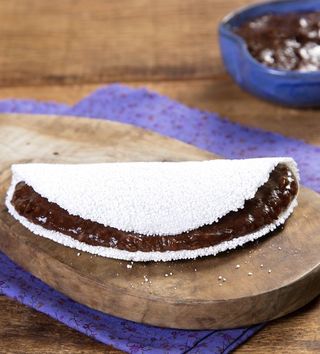 Tapioca Brigadeiro com Banana