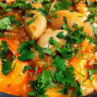 Arroz de Lulas e Gambas + Sopa 