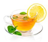 Зеленый чай с лимоном 
