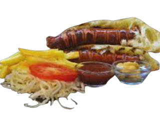 Roštiljske kobasice 4 komada u lepinji