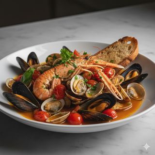 Cozze, vongole e scampi Saltati
