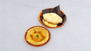 Starter hummus kumin i pita