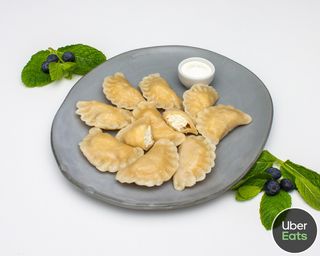 Pierogi twaróg na słodko 9szt