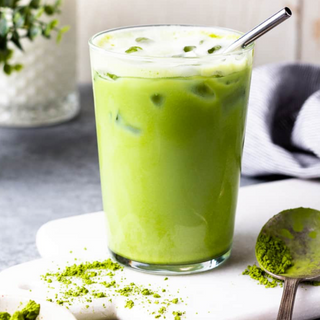 Ice matcha latte