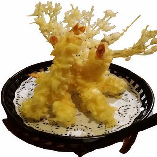 Langostino frito con sésamo (5uni)