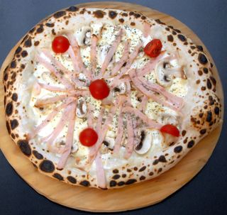 Pizza Carbonara  (sauce blanche)