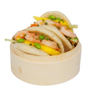 Bao z krewetkami