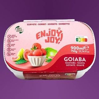 Gelado de Goiaba Premium  Enjoy Joy - 100% Vegan 900ml