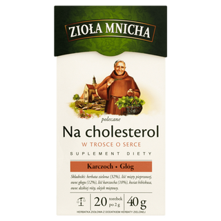 Herbata na cholesterol Zioła mnicha. 0.04кг