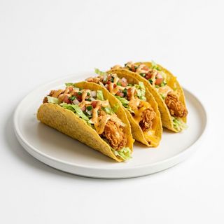 Tacos con pollo croccante