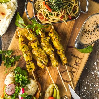 Brochettes De Poulet Marine