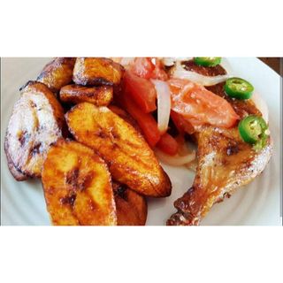 Plantain and chicken