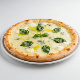 Pizza Blanca 4 Quesos (Mediana)