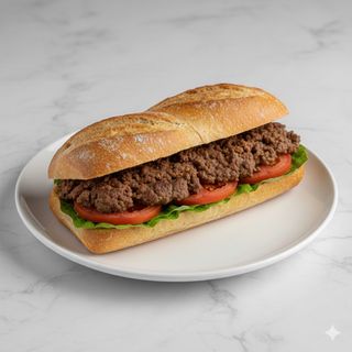 Bocadillo De Carne Picada