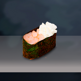 კრევეტების სუში ხაჭოს ყველით - 35 გ /Суши Сливочная Креветка  -35 г