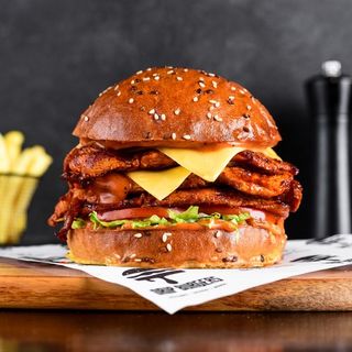 'DOUBLE DRIP CHICKEN' BURGER