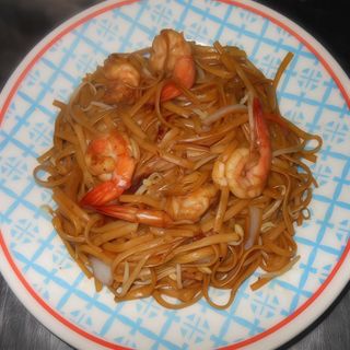 80. Tallarines Fritos Con Gambas