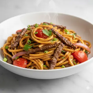 Tallarín Saltado