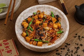 Tofu w sosie słodki-chilli