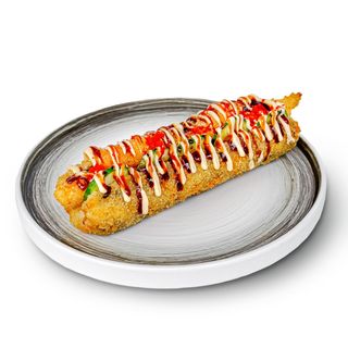 Ролл Хот-Дог с лососем 