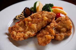 Escalope a la milanesa empanado