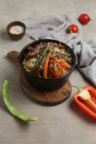 Առողջ վոկ տավարի մսով