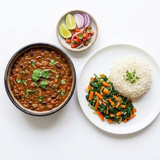 Njahi Special With Veggies & Rice