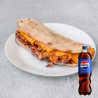 Kanapka Teksas Chicken + Pepsi 0,5l
