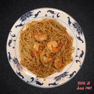 23  -Capellini saltati con gamberi