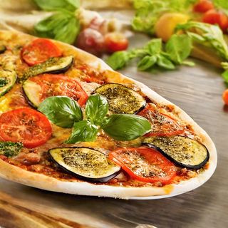 Pizza aubergine