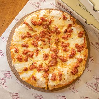 Pizza entera: 8 porciones