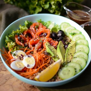 Salmon bowl