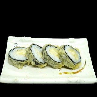 tempura  platano queso 6p