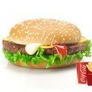 Cheese burger - menù