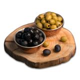 Black and Green Olives