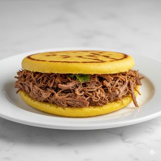 Arepa Con Carne
