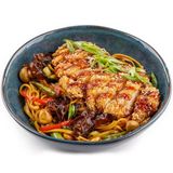 Удон з курячим шніцелем