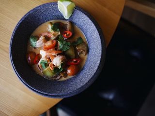 Тигрові креветки в кокосовому соусі (350г)